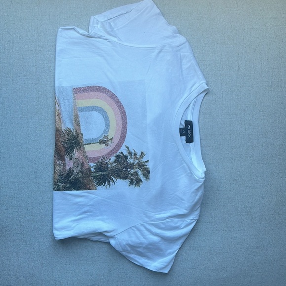 NWT Wildfox Rainbow Coast Keke Tee - Picture 9 of 9